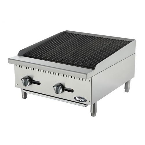 Atosa ATCB-24, 24-Inch Heavy Duty Char-Rock Broiler