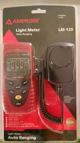 Amprobe LM120 Digital Light Meter with Auto Ranging new in package