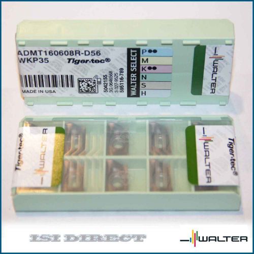 ADMT 160608R F56 WSP45 WALTER *** 10 INSERTS *** FACTORY PACK ***