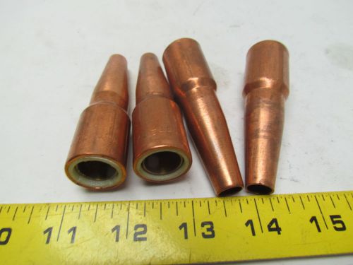 Tweco 23T-37 3/8&#034; Tapered Insulated welding nozzle lot of 4