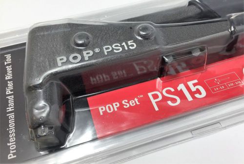 Ps15 pop professional hand plier rivet tool for 3,32, 1/8, 5/32, &amp; 3/16 rivets for sale