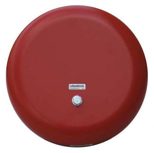 WHEELOCK CN121063 Bell, 115VAC, Red, 6 in. H NEW !!!