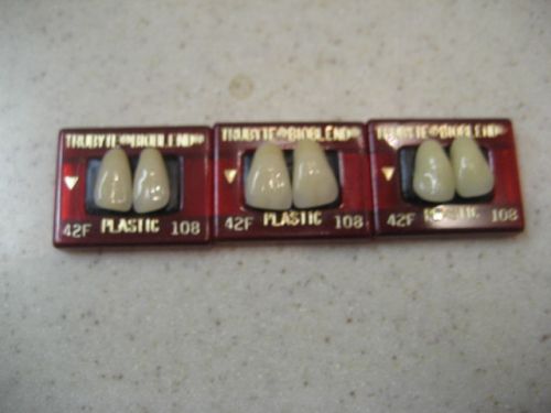 Dentsply Trubyte Bioblend Upper Anterior Mould 42F/108 Dental Teeth