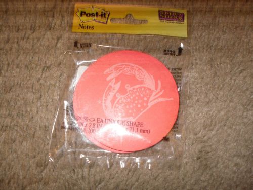 Post-It Super Sticky Notes Crab, 100 Notes 2.9&#034; x 2.8&#034; New!!!