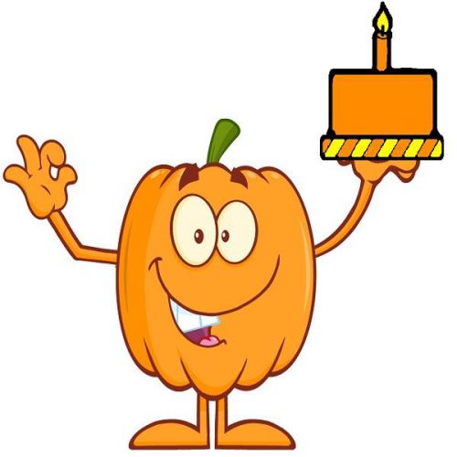 30 Custom Birthday Pumpkin Personalized Address Labels