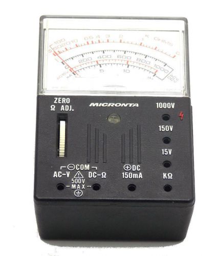 Radio Shack Micronta 22-027U 8-range Multimeter AC DC Multitester Used
