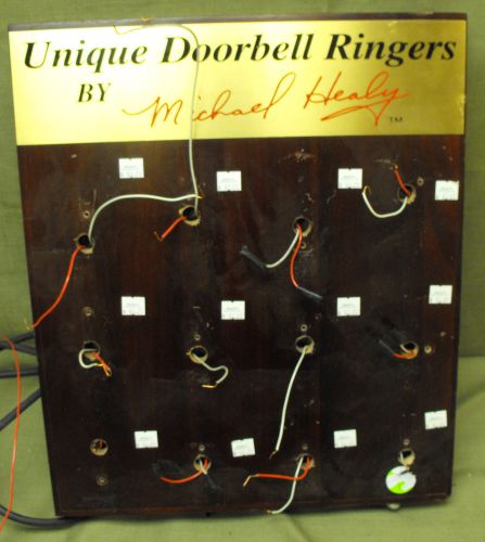 Michael Healy Unique Brass Doorbell Hangers Display