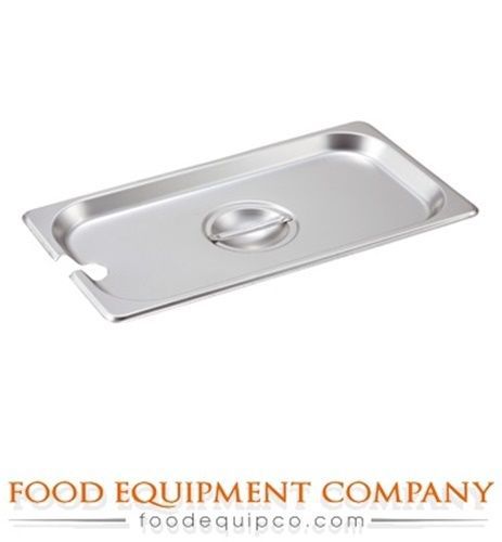 Winco SPCT Steam Table Pan Cover, 1/3 size, slotted - Case of 72