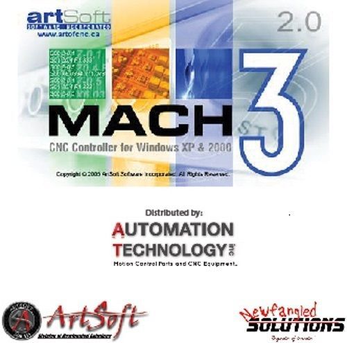 Fully Licensed Mach3 CNC Software , Free CD With Maneul, License file