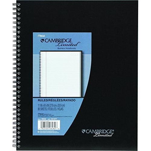 Mead Cambridge Limited Business Notebook Legal Ruled 1 Subject (06062) New
