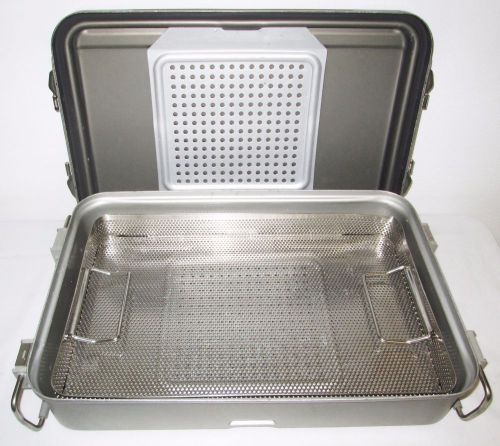 V. Mueller Allegiance Mid-Length Sterilization Case Container CD2-4B With Tray