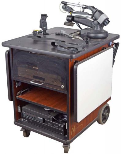 Nomad ps mobile av presentation cart +manfrotto samsung crestron extron devices for sale