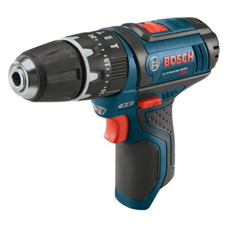 Bosch 12 Volt 3/8 in. Lithium Ion Cordless Electric Hammer Drill Driver Tool NEW