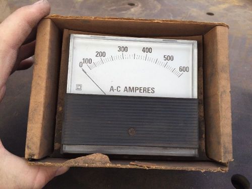 Square d panel meter 0-600 amps ac for sale