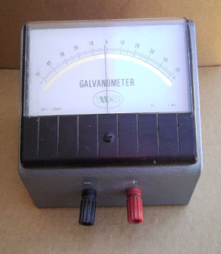 Vintage Analog Galvanometer  W &amp; R