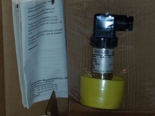 Wika s-11 0-60 psi flush pressure transmitter. tri-clamp 1 1/5&#034; connection for sale