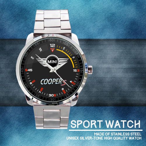 New Hot Mini Cooper-S Car Racing And Drive Logo #886 Sport Metal Watch