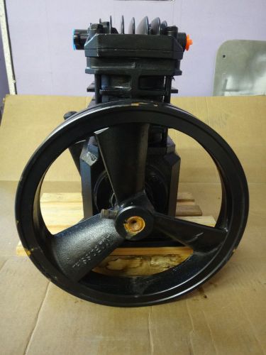 2 hp cast iron husky air compressor pump 135 psi 6.5 scfm@90 model vt480000kb for sale