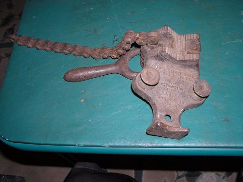 Vintage RIDGID Bench Chain Pipe Vise B-C-2 FREE SHIPPING