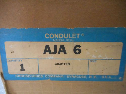 COOPER CROUSE-HINDS AJA6 *NIB* ANGLE ADAPTER FOR AR SERIES RECEPTACLE (17B2)