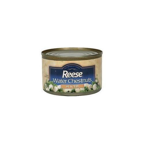 Reese Water Chestnuts, Sliced, 8 Oz (Pack of 4)