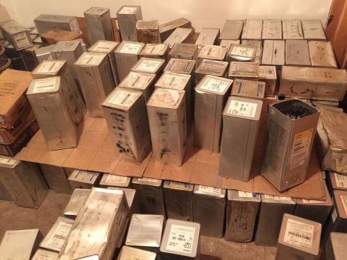 Lot of 336 50lb cans welding rods &amp; wires: mckay hobart atom arc trimk + bonu$$$ for sale