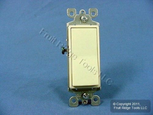 Leviton Almond LIGHTED Decora Rocker Switch Single Pole Illuminated 15A 5611-2A