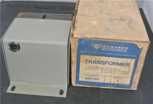 Edwards Transformer  240 Volts 60 Hz  No. 88Y-50