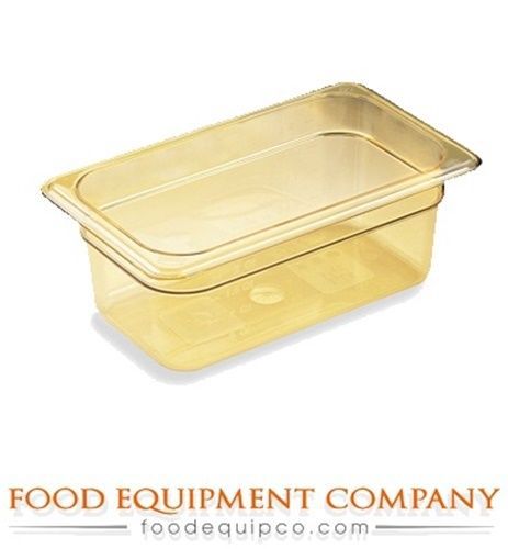 Cambro 46HP150 H-Pan™ 1/4-size 6&#034;D amber  - Case of 6