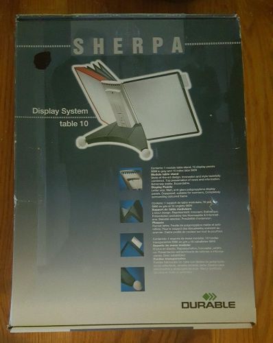 DURABLE SHERPA DISPLAY SYSTEM TABLE 10 5542 NEW - OTHER IN FACTORY PACKAGING