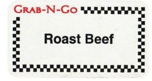 Expressly Hubert (91412) Roast Beef Grab-N-Go Food Information Labels