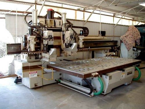 1997 Anderson Andi 5x10 CNC Router Twin Heads