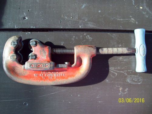 Rigid #42 Pipe Cutter 1/2&#034;-2&#034;