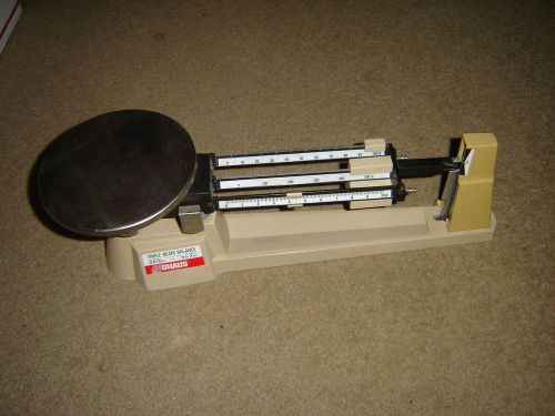 Vintage ohaus triple beam balance scale 800 series 2610g / 800 series 5 lb 2 oz for sale