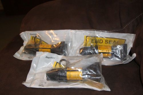 (3) RAYCHEM E-100-A HIGH PROFILE RE-ENTERABLE END SEAL KIT FREE SHIPPING