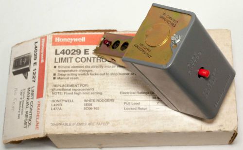 Honeywell L4029E1227 3&#034; Limit Control
