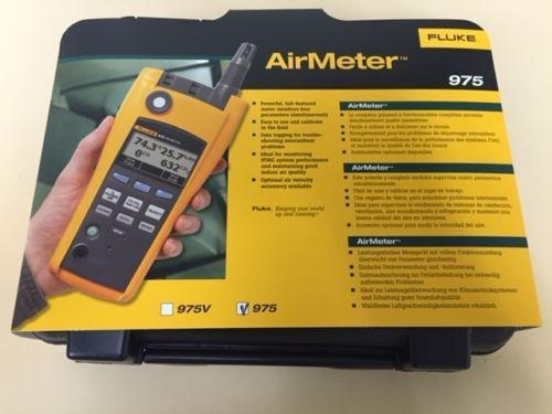 Fluke 975 airmeter - new - w/ new calibration &amp; certificate for sale