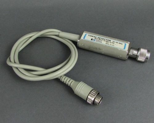 Hp / agilent 11664a detector - 0.01 to 18ghz / 20dbm/10vdc / type n(m) *parts* for sale