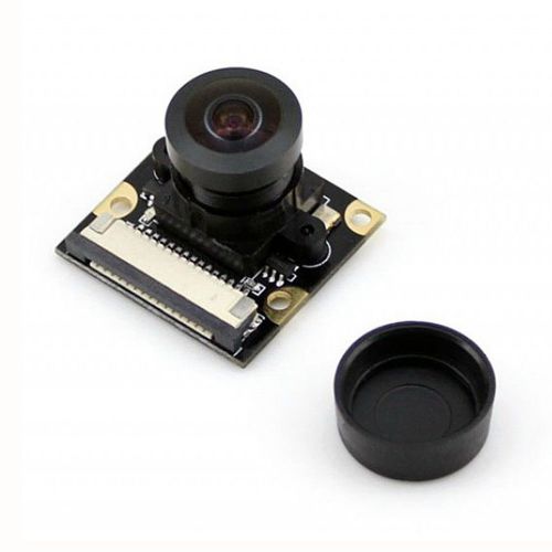 1080p camera module board 5mp 160° fish eye + night vision for raspberry pi for sale