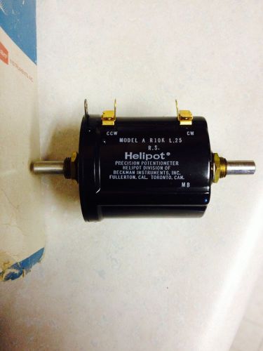 Helipot Beckman Precision Potentiometer A R10K L.25 R.S.   (AR10K L25 RS) New