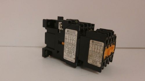 TELEMECANIQUE CONTACTOR CA2-DN1229 A65 W/AUXILIARY CONTACT LA1-D22 A65