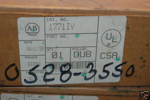 Alllen-Bradley 1771-IB 12-24v DC input module   New