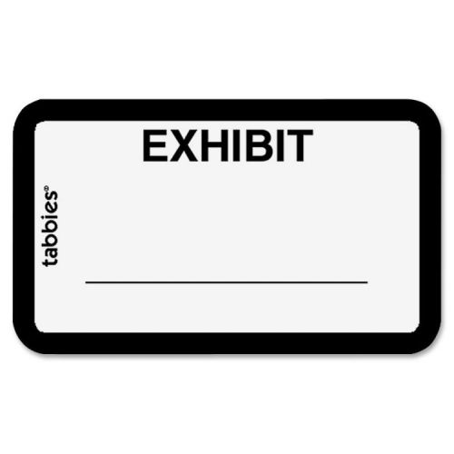 Tabbies color-coded legal exhibit labels, each for sale
