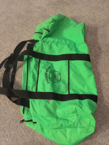 Fluorescent Green USMC MILITARY Firefighter Turnout Gear Volunteer Duffle Bag