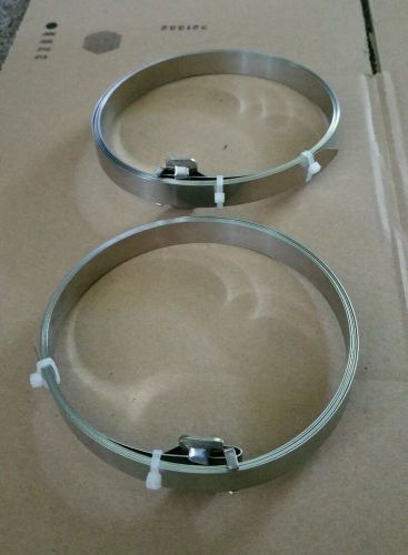 2 brand new band it 3/4 inch stainless steel straps for sale