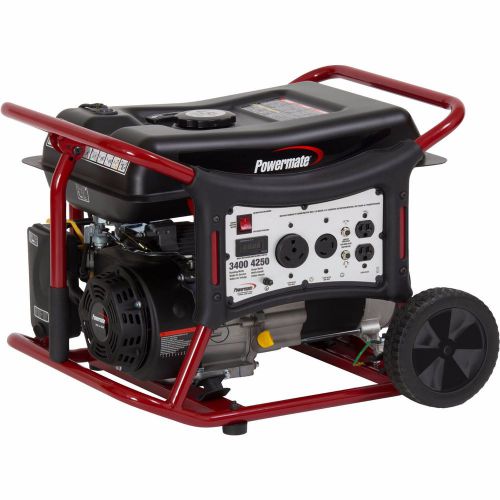 Powermate wx3400 portable gasoline generator affordable sturdy high performance for sale