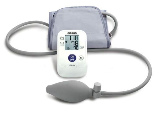 Omron hem-4030 manual inflation blood pressure monitor upper arm bp monitor new for sale
