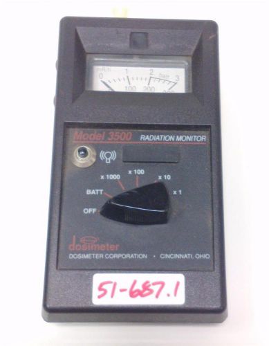 Dosimeter radiation monitor model 3500 for sale