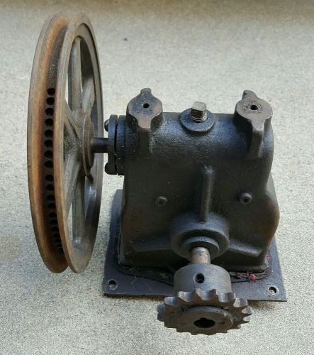 Vintage Antique Steam Engine Gates Flywheel Hit Miss Farm Industrial Salvage