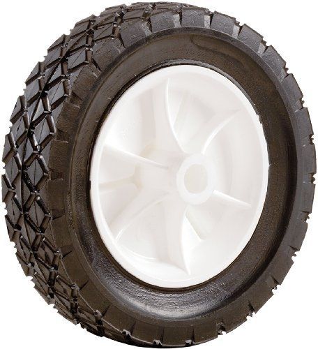 Shepherd Hardware 9615 10-Inch Semi-Pneumatic Rubber Replacement Tire, Plastic